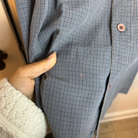 REI Men’s Gray Casual Button Down Shirt Short Sleeve - Picture 5 of 5